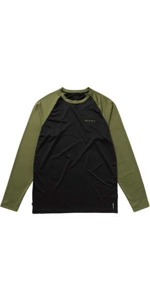 2026 Mystic Mens Bolt Long Sleeve Quickdry Top 35001.260120 - Olive Green